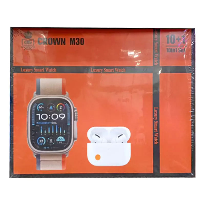 Crown M30 Smart Watch with Airpods