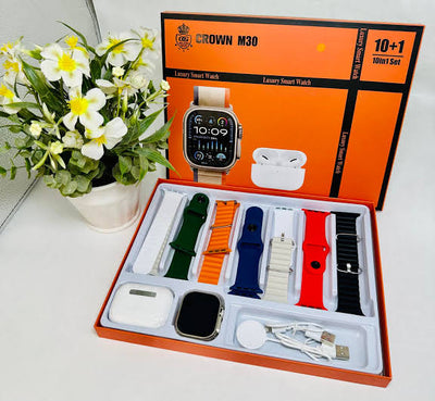 Crown M30 Smart Watch with Airpods