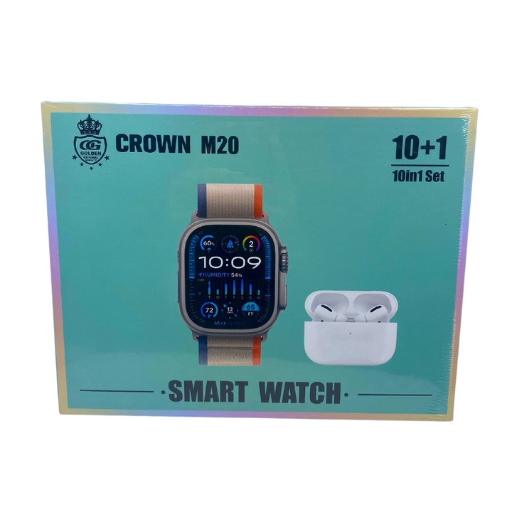 Crown M20 Smart Watch with Airpods